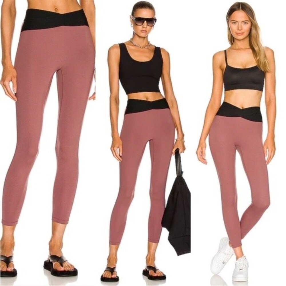 Le Ore Corso Crossover Leggings in Warm Earth Size Small